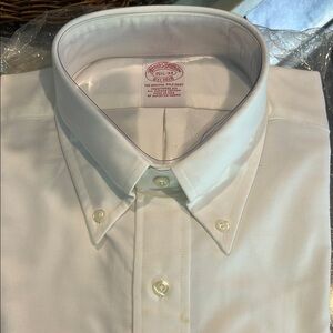 Brooks Brothers White Dress Shirt Classic Cotton